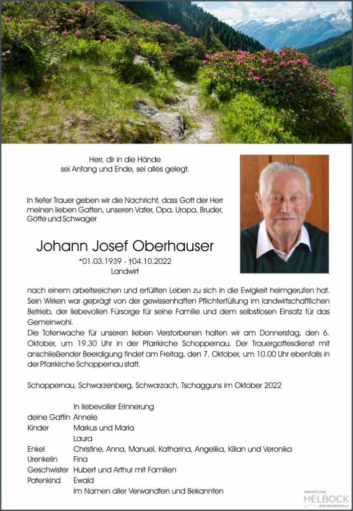 Johann Josef  Oberhauser